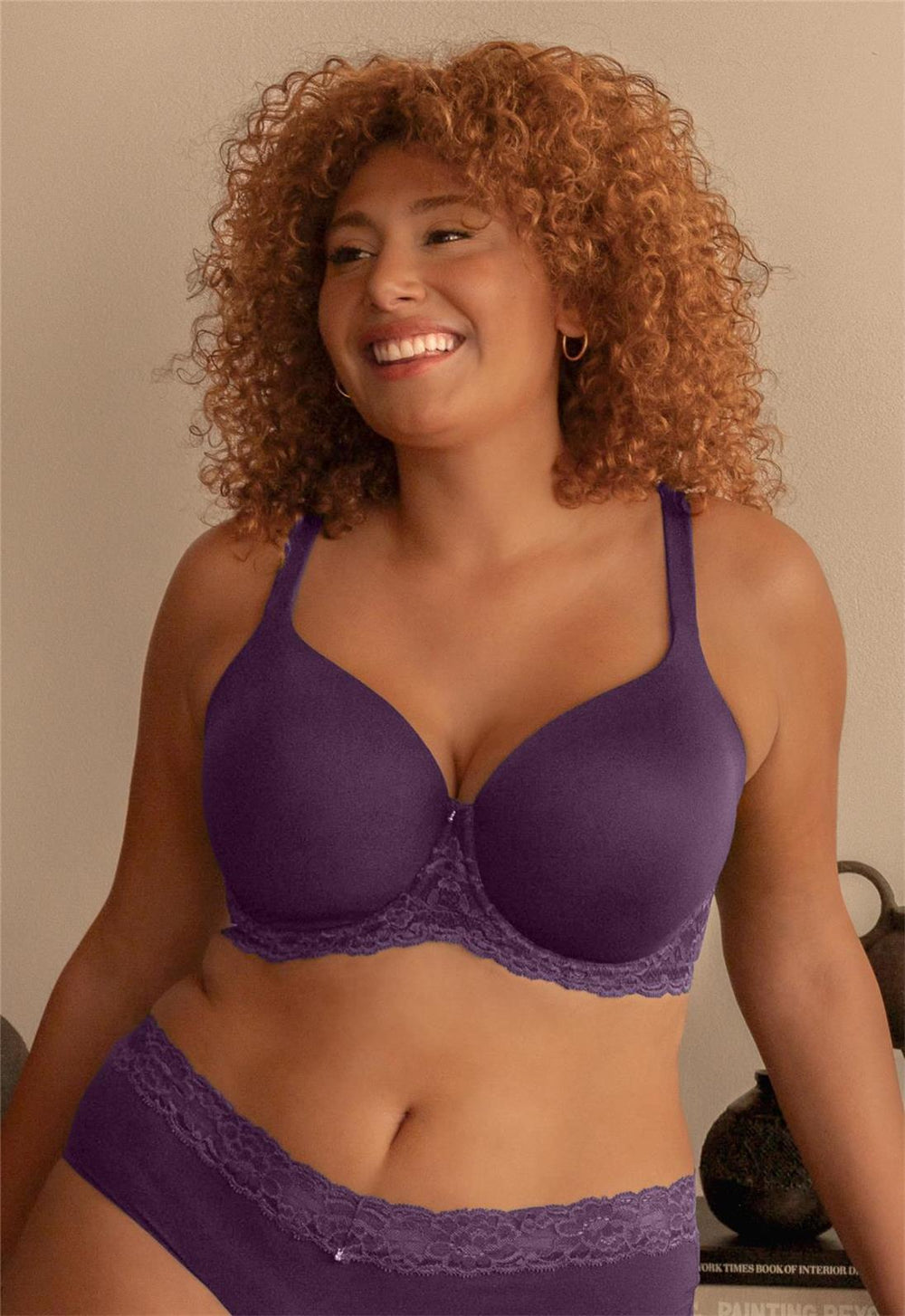 Montelle - Pure Pluss purple brief slip
