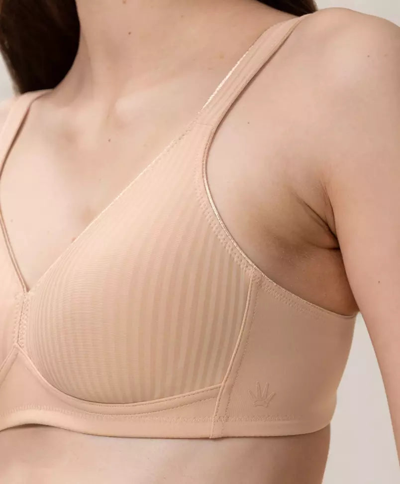 Triumph - Modern Soft+Cotton wireless beige bh