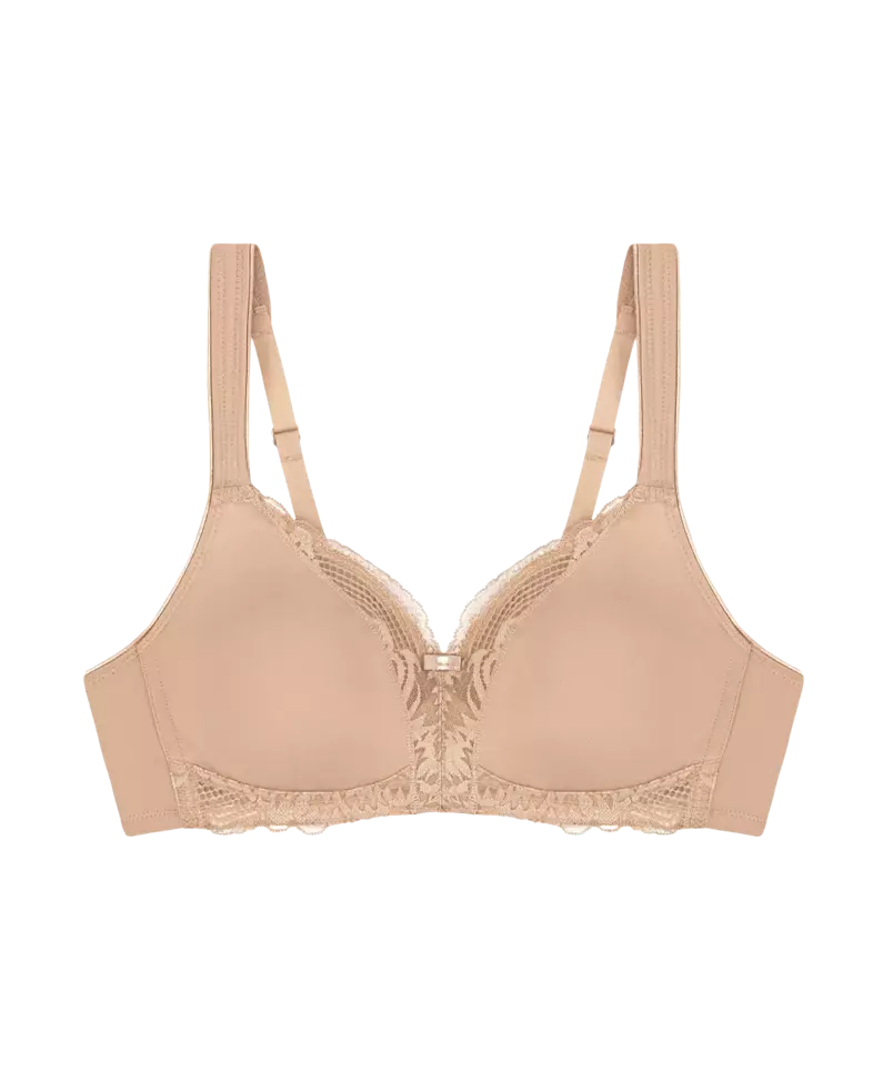 Triumph - Modern Lace+Cotton wireless beige bh