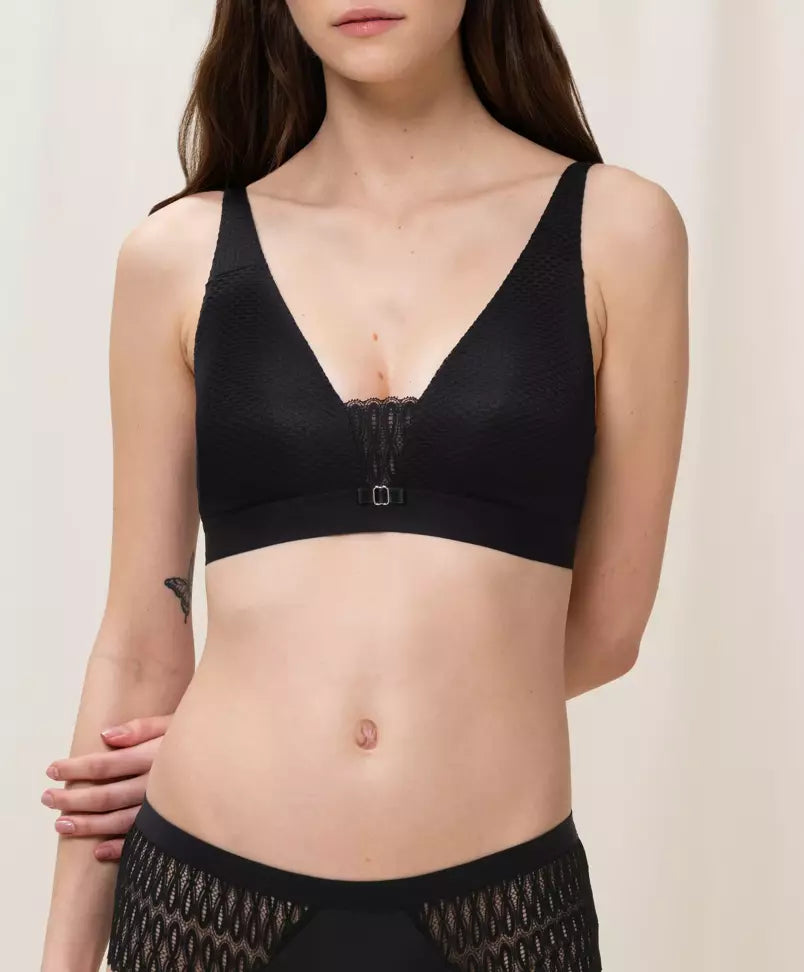 Triumph - Aura Spotlight bralette zwart bh set