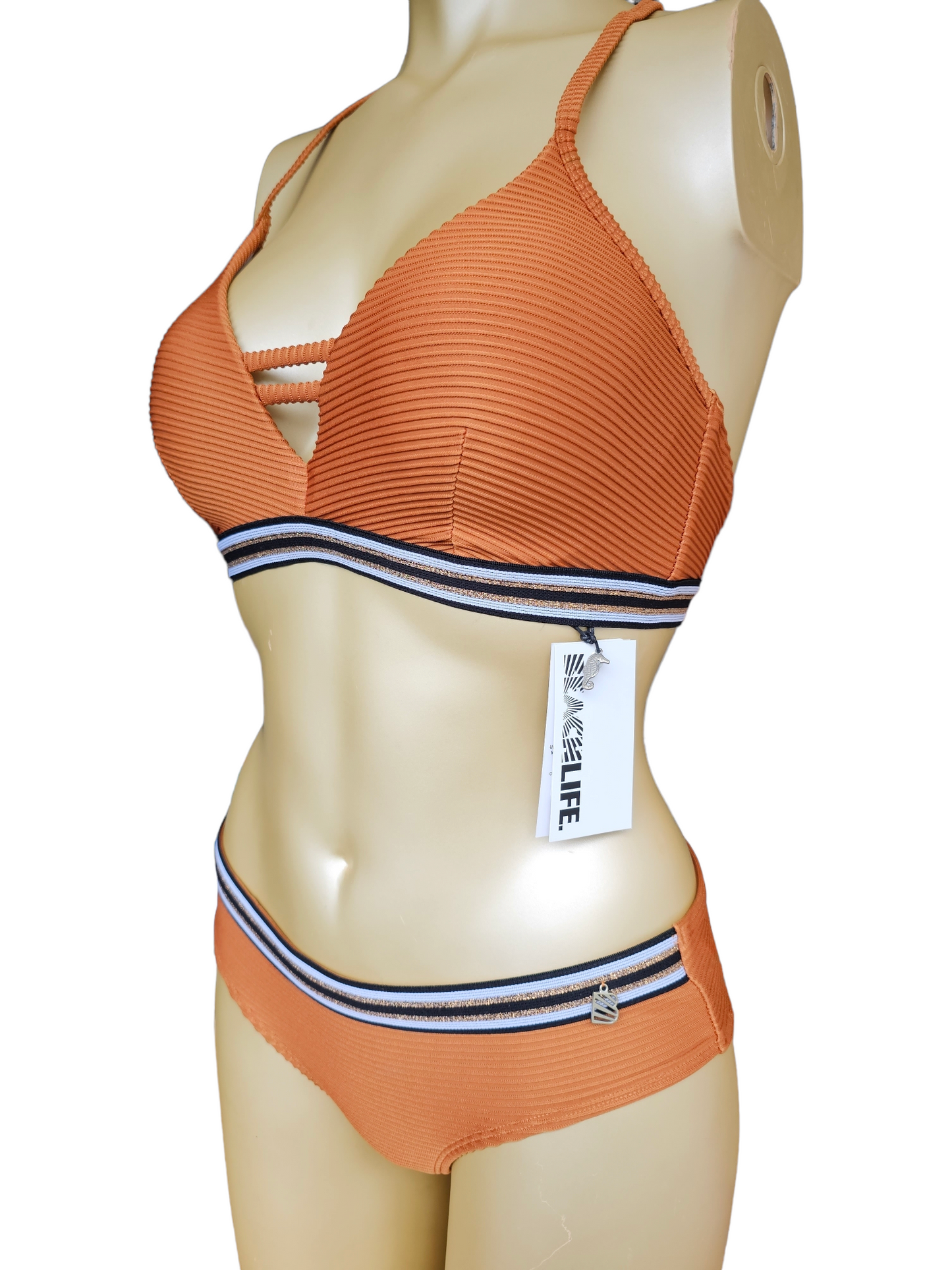 Beachlife - Leather Brown bikini set