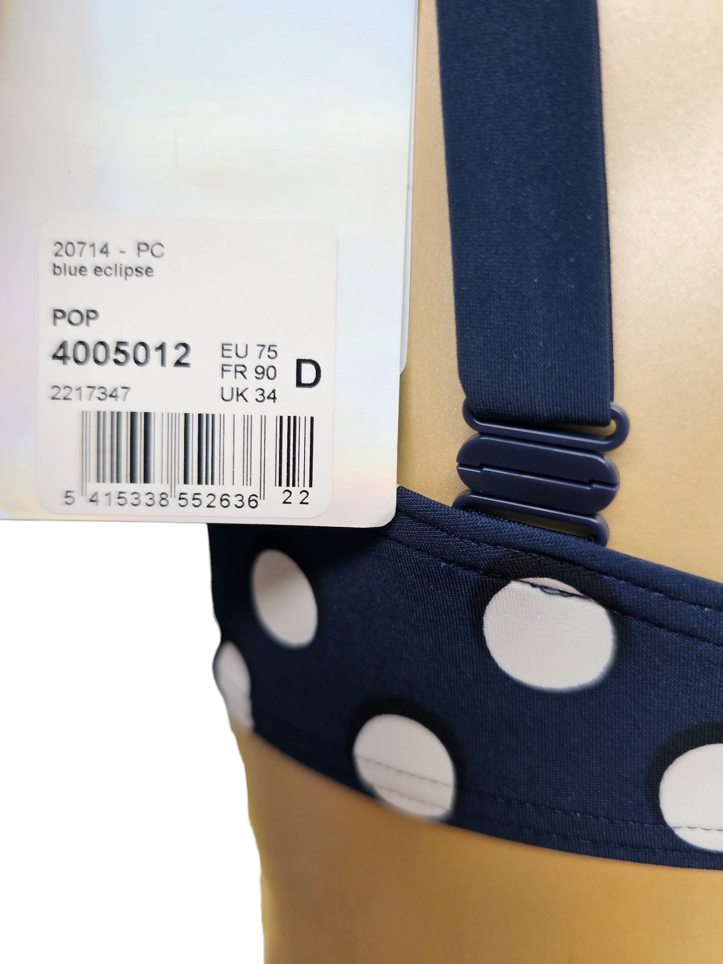 Prima Donna - Pop Blue Eclipse bikini top