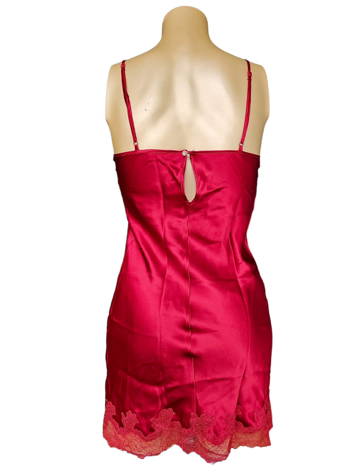 Chantelle - Sakura red satijn dress