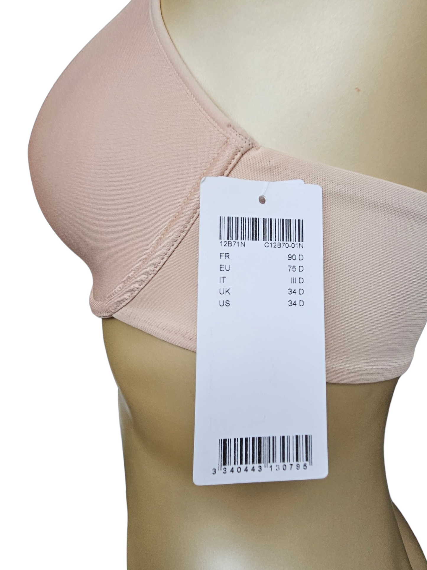 Chantelle - Prime spacer beige bh