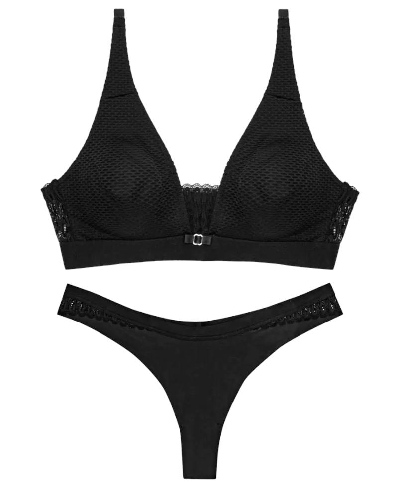 Triumph - Aura Spotlight bralette zwart bh set