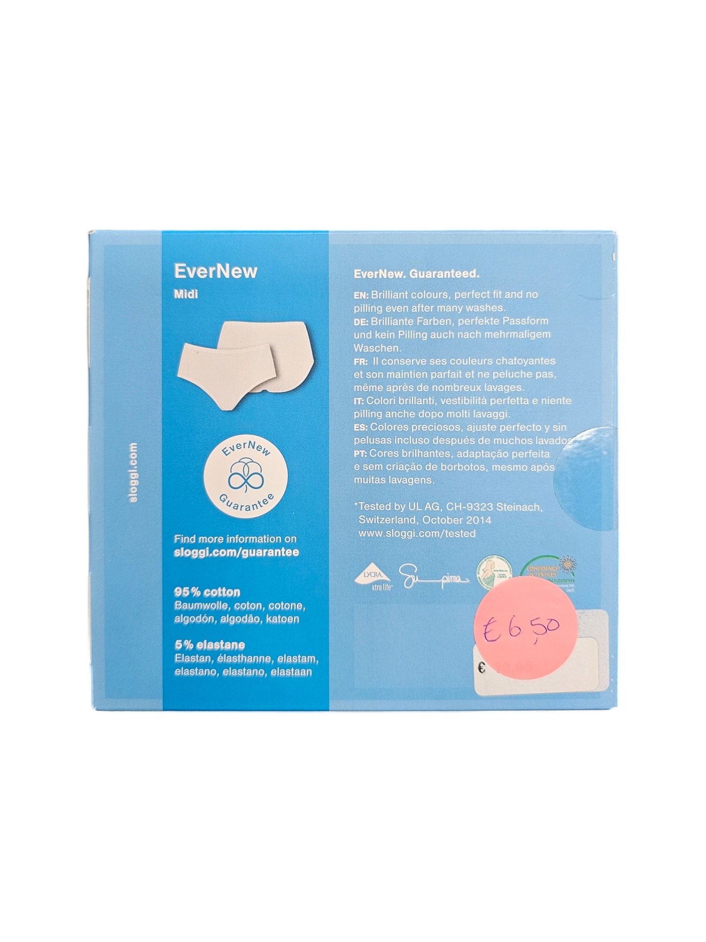 Sloggi - Evernew Midi cotton wit slip