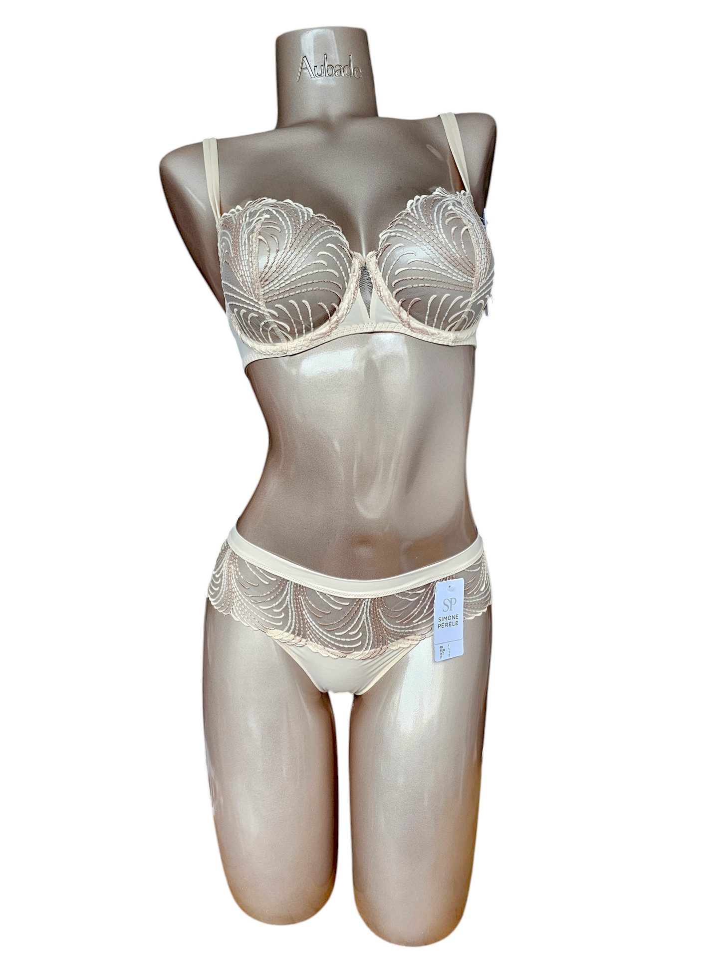 Simone Pérèle - Nuance balconette beige bh set