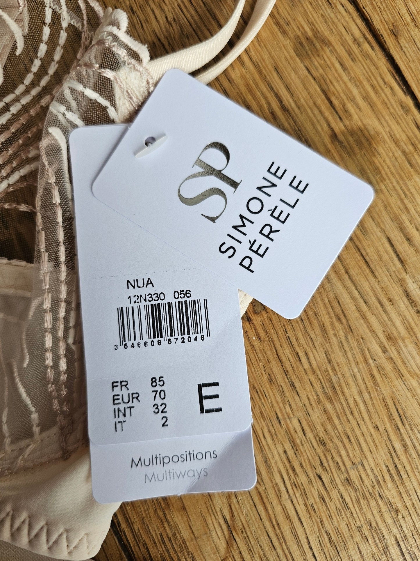Simone Pérèle - Nuance balconette beige bh set