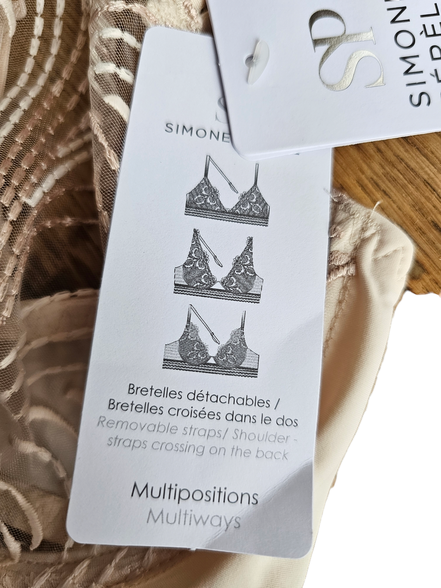 Simone Pérèle - Nuance balconette beige bh set