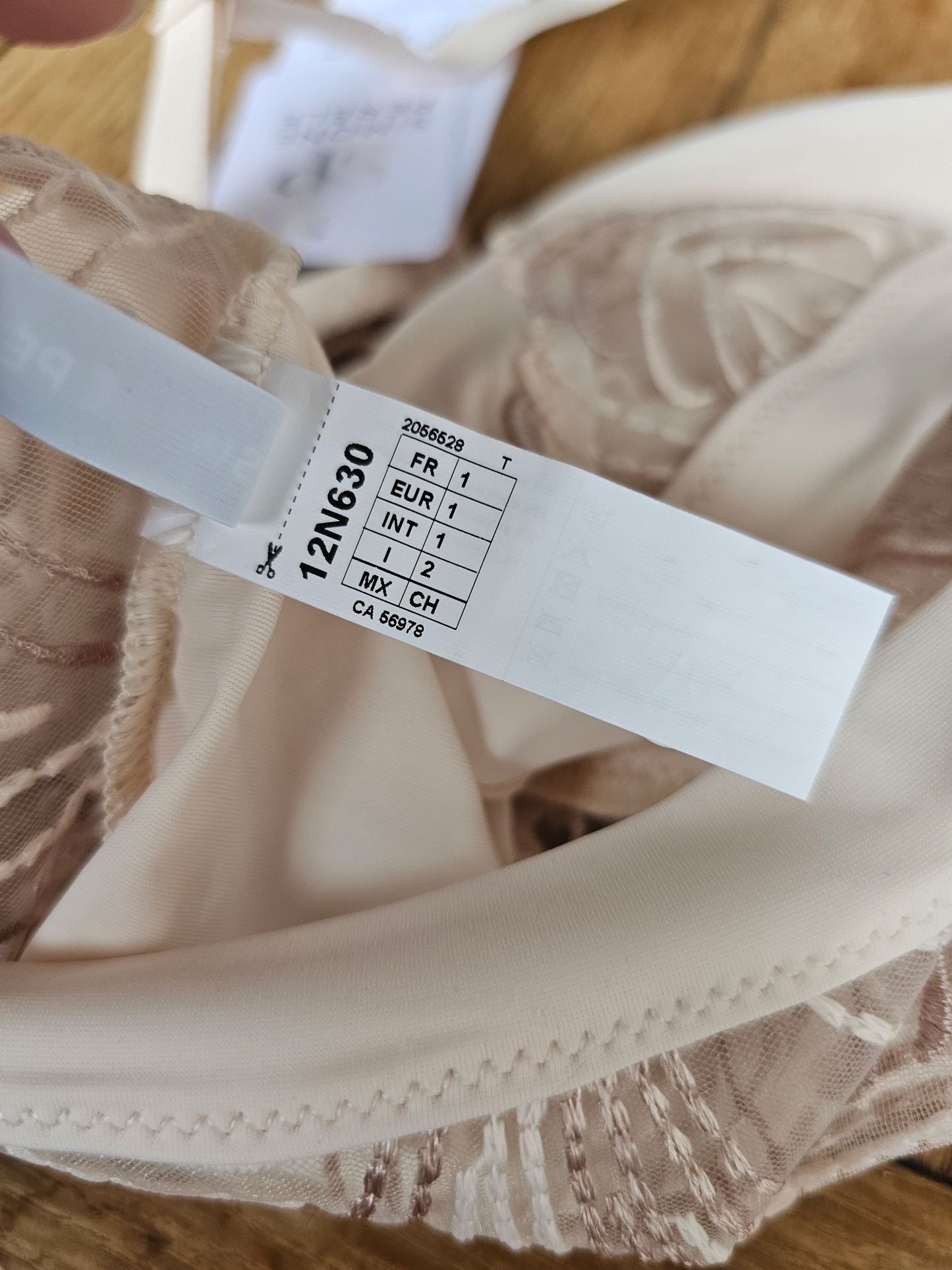 Simone Pérèle - Nuance balconette beige bh set