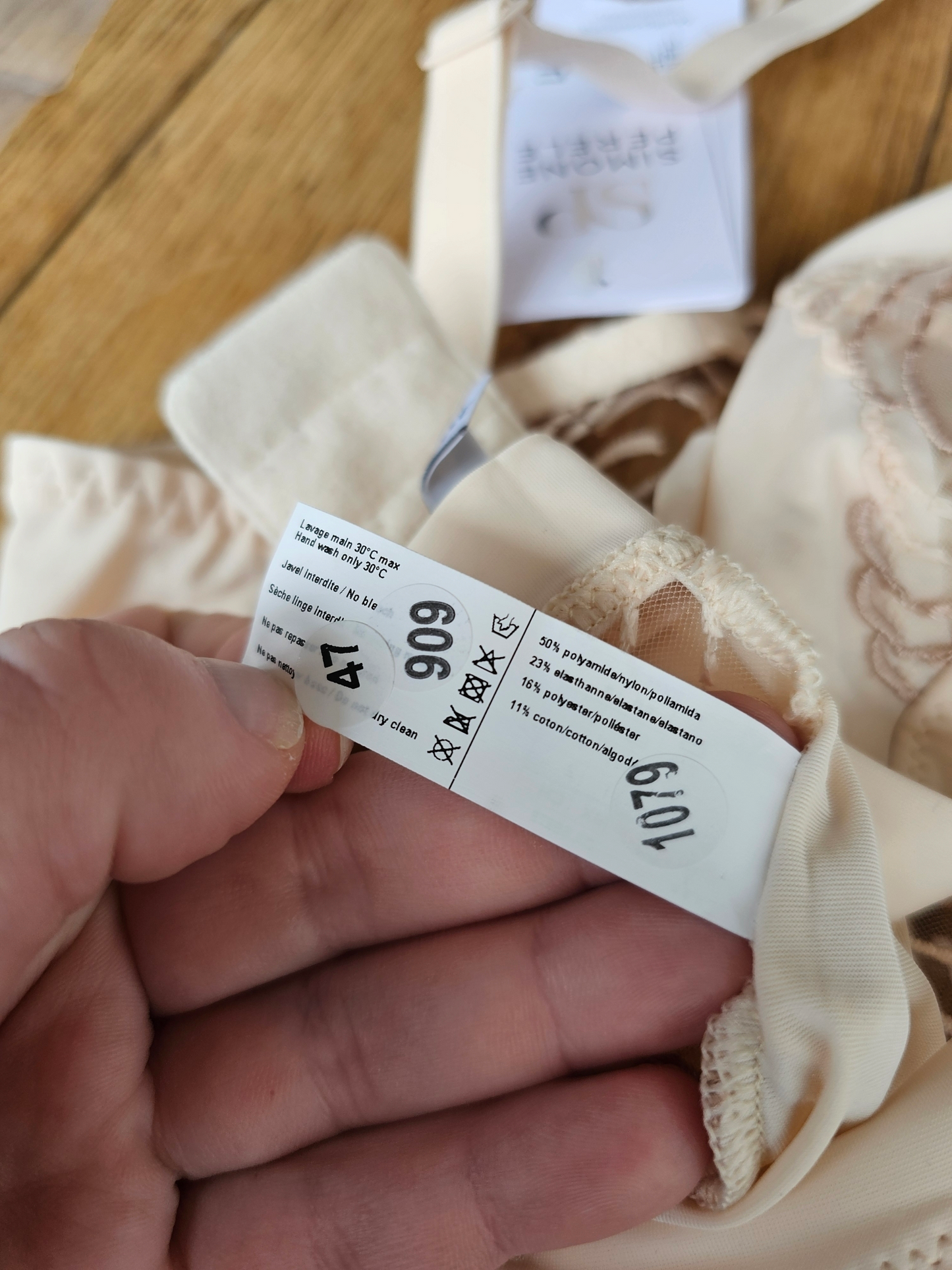 Simone Pérèle - Nuance balconette beige bh set