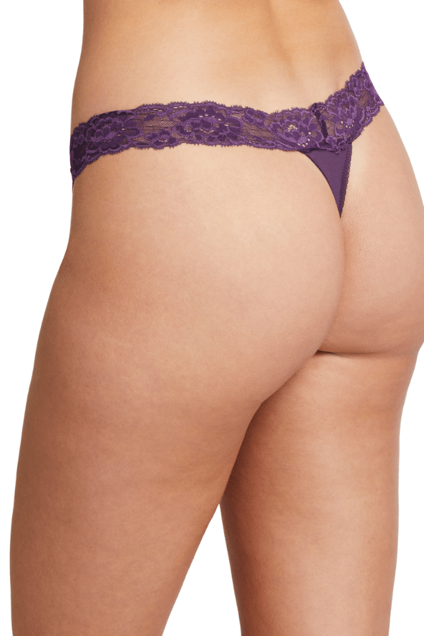 Montelle - Pure Pluss purple tanga string