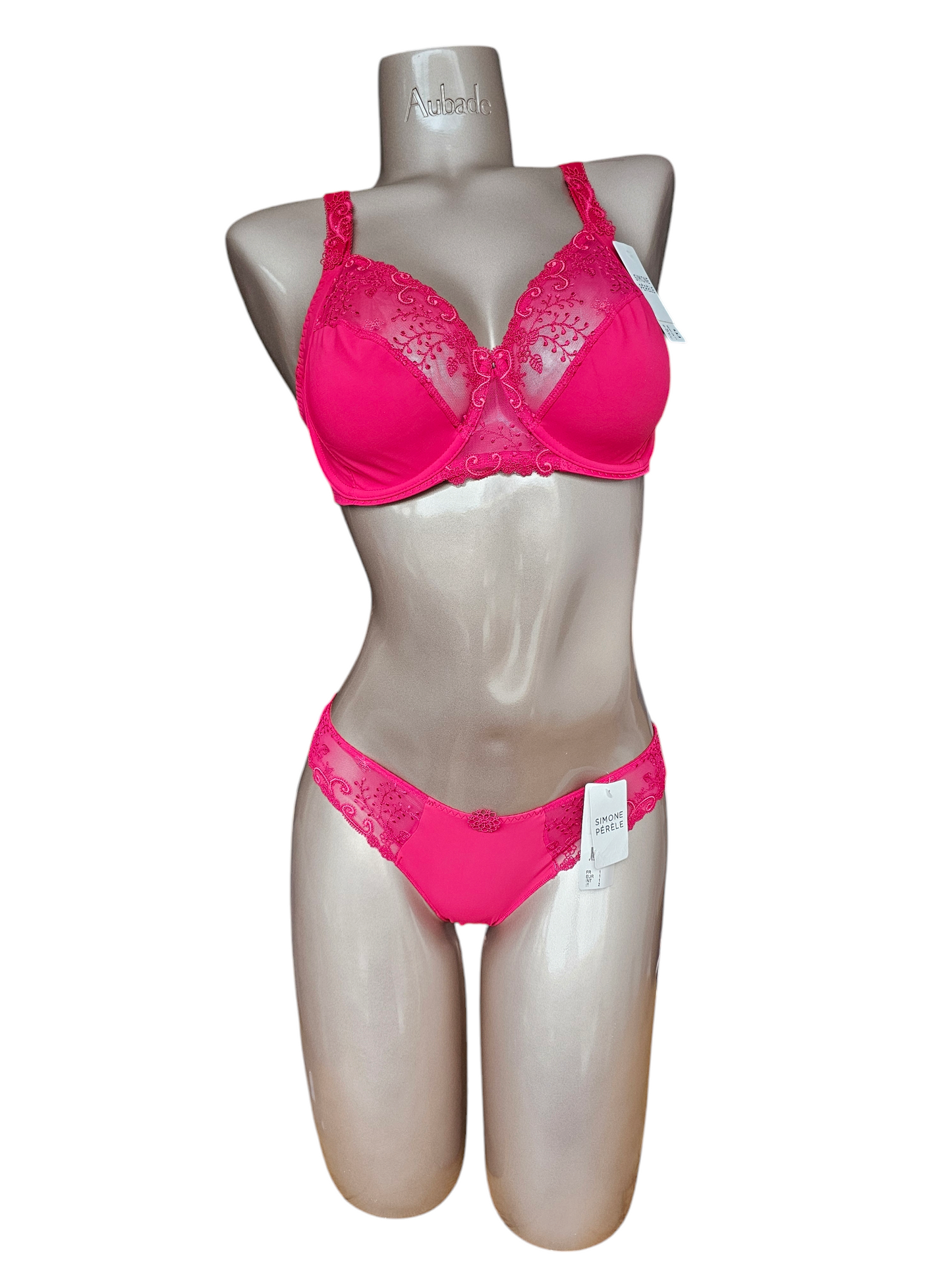 Simone Pérèle - Delice full cup pink bh set