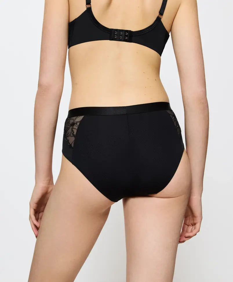 Florale by Triumph - Wild Azalea zwart slip