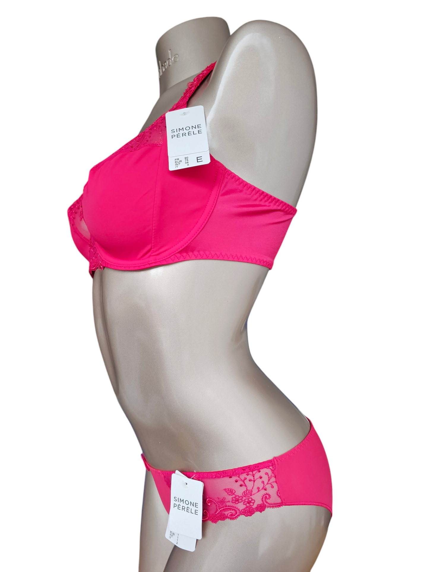 Simone Pérèle - Delice full cup pink bh set