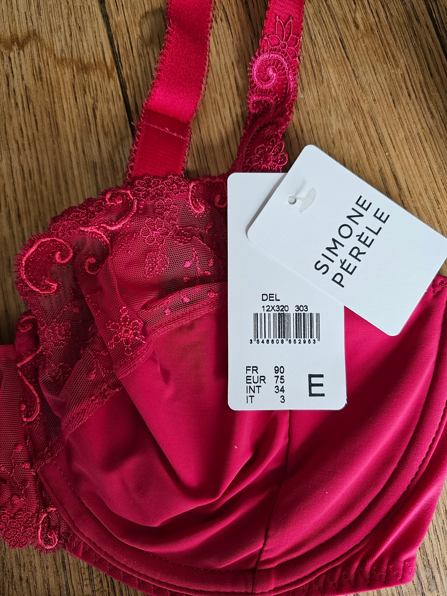 Simone Pérèle - Delice full cup pink bh set