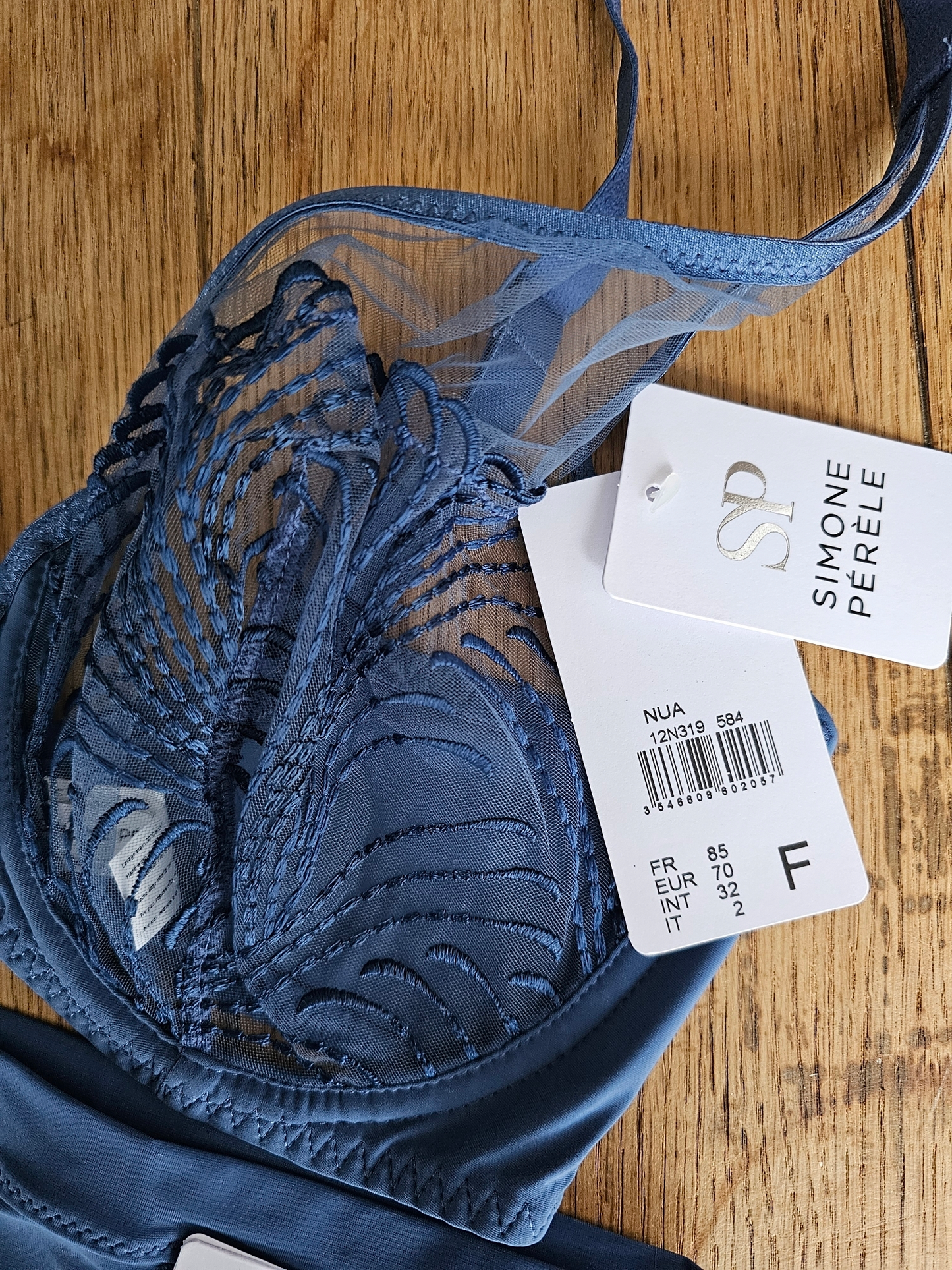 Simone Pérèle - Nuance Storm full cup plunge blue bh set