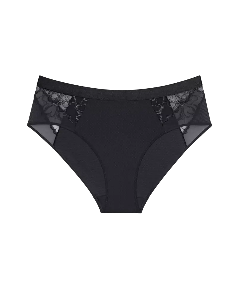 Florale by Triumph - Wild Azalea zwart slip