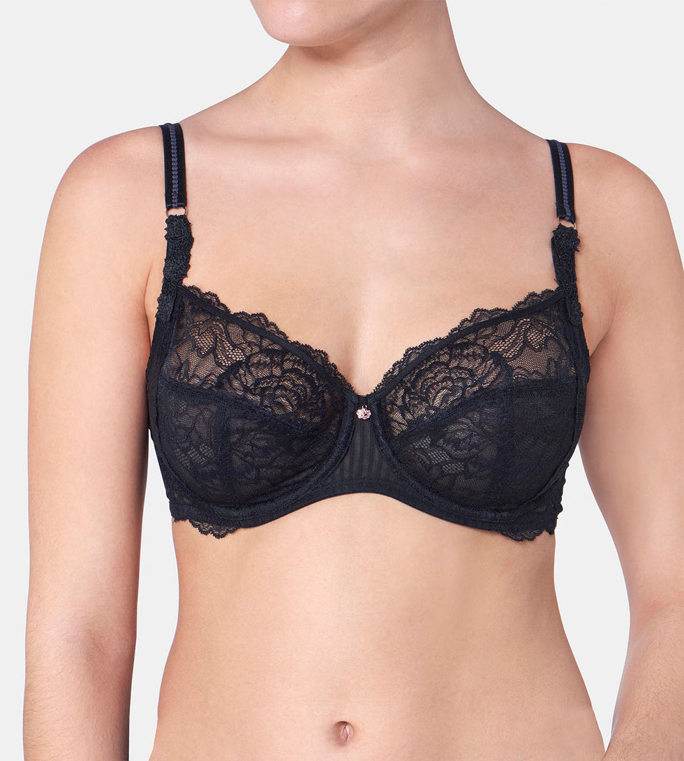 Florale by Triumph - Wild Peony zwart bh
