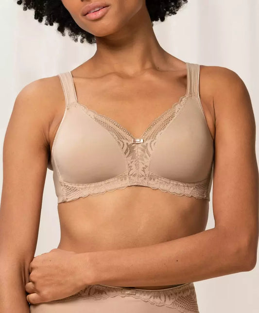 Triumph - Modern Lace+Cotton wireless beige bh