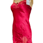 Chantelle - Sakura red satijn dress