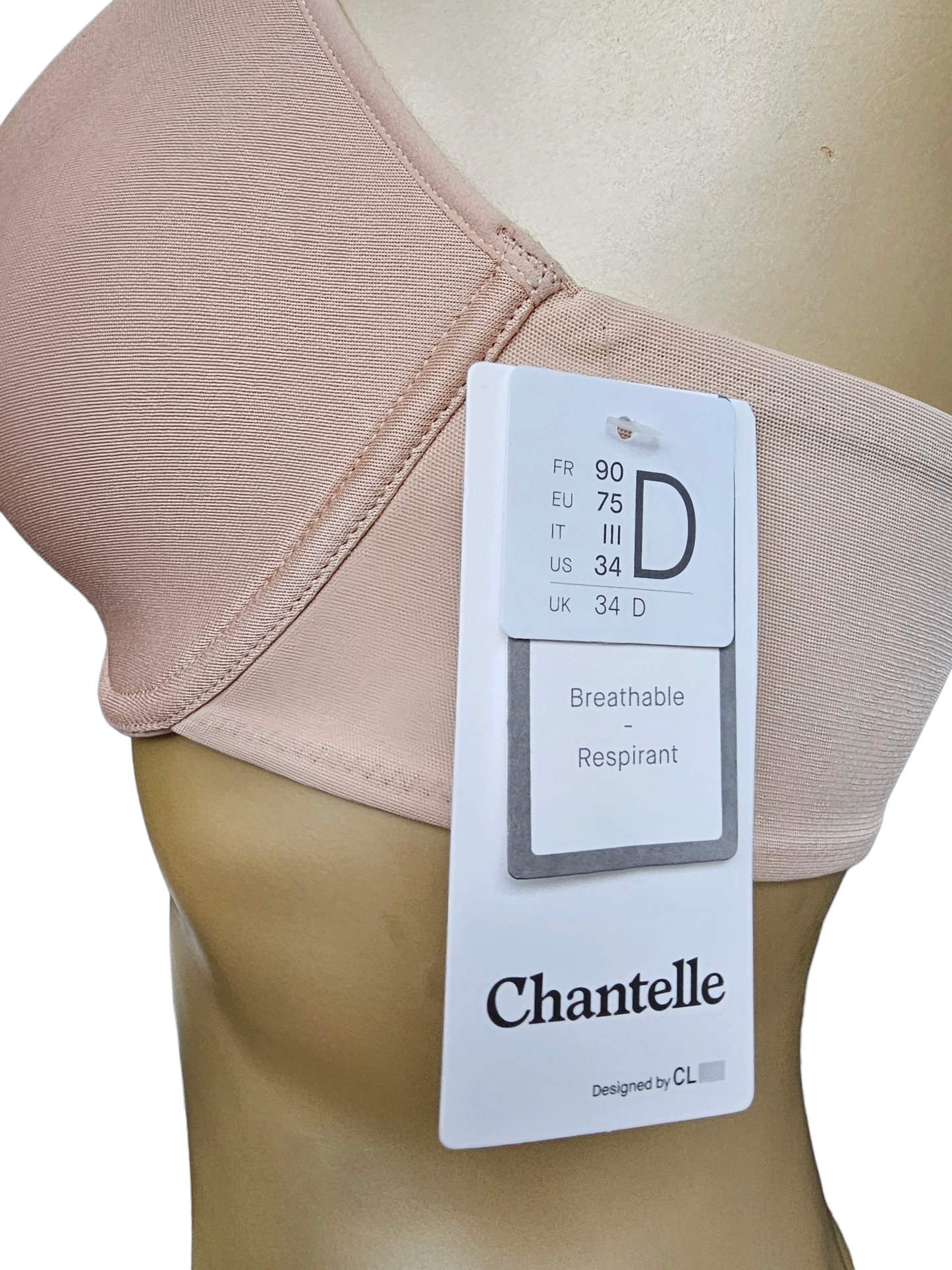 Chantelle - Prime spacer beige bh