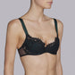 Andres Sarda - Megeve green/black zijde bh