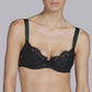 Andres Sarda - Megeve green/black zijde bh